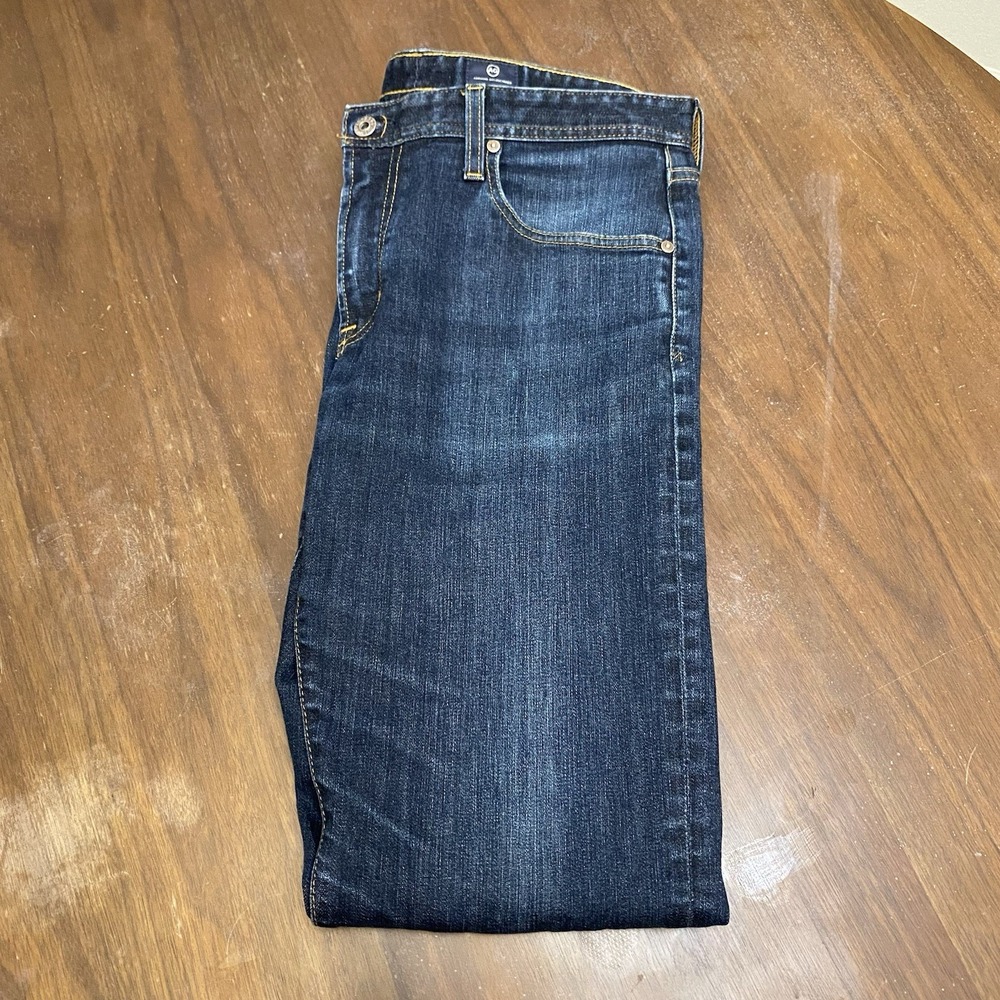 AG Adriano Goldschmied The Graduate Men's 34x36 Tailored Leg Jeans Dark Wash